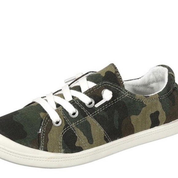 Shoes Camo Womens Lace Up Sneaker Poshmark